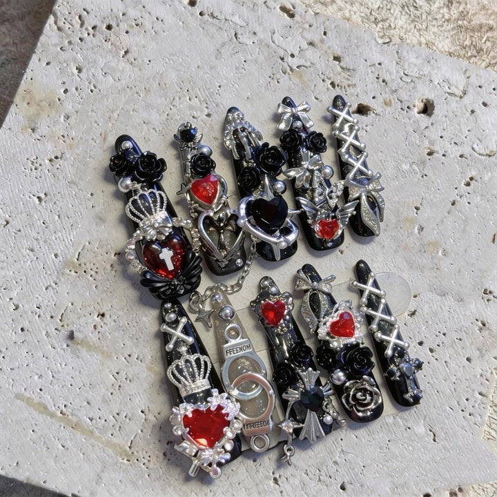 Gothic Decorative Nail Art Clusters