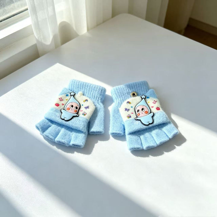 Cute Cartoon-Themed Fingerless Gloves Kalsten