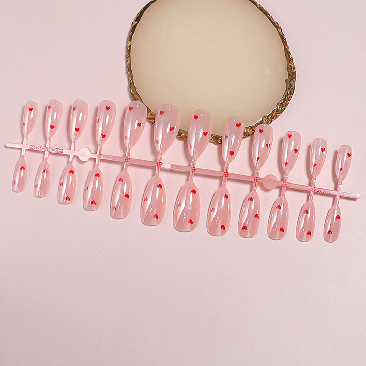 Heart-Design Press-On Nails Kalsten