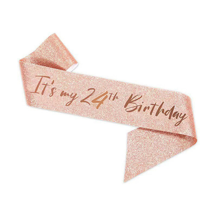Ladies Festive 10th Birthday Decoration Ribbon Kalsten