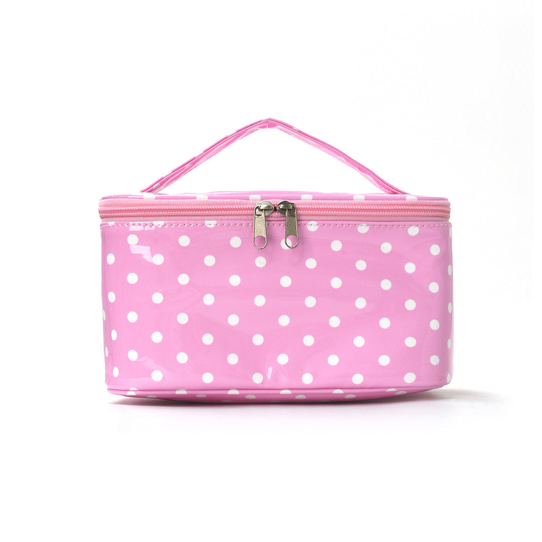 Cosmetic organizer with carry handle and water-repellent coating Kalsten