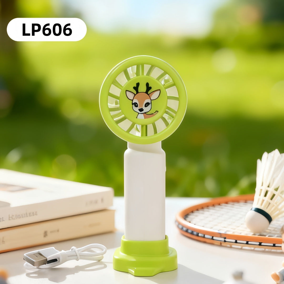 Ladies Portable Mini USB Fan with Animal Lion Design Kalsten