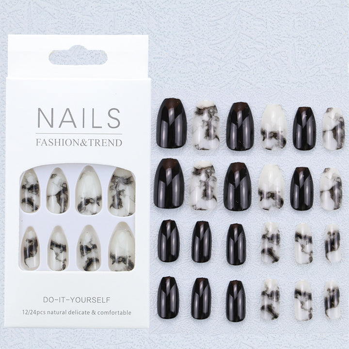 Artistic Graphic Press-On Nail Set Kalsten
