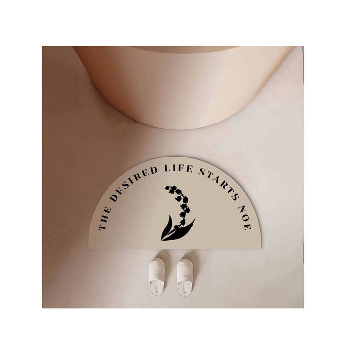 Motivational Quote Bath Mat