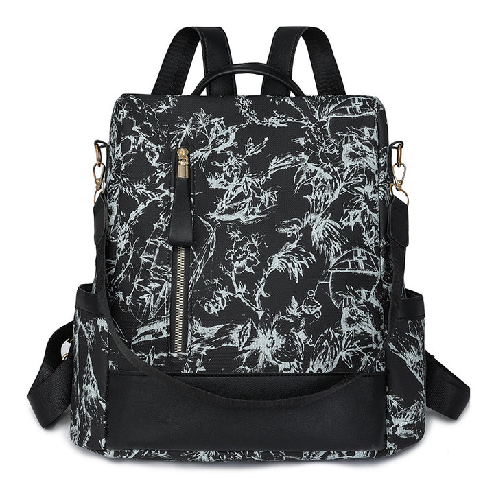 Stylish Floral Print Backpack