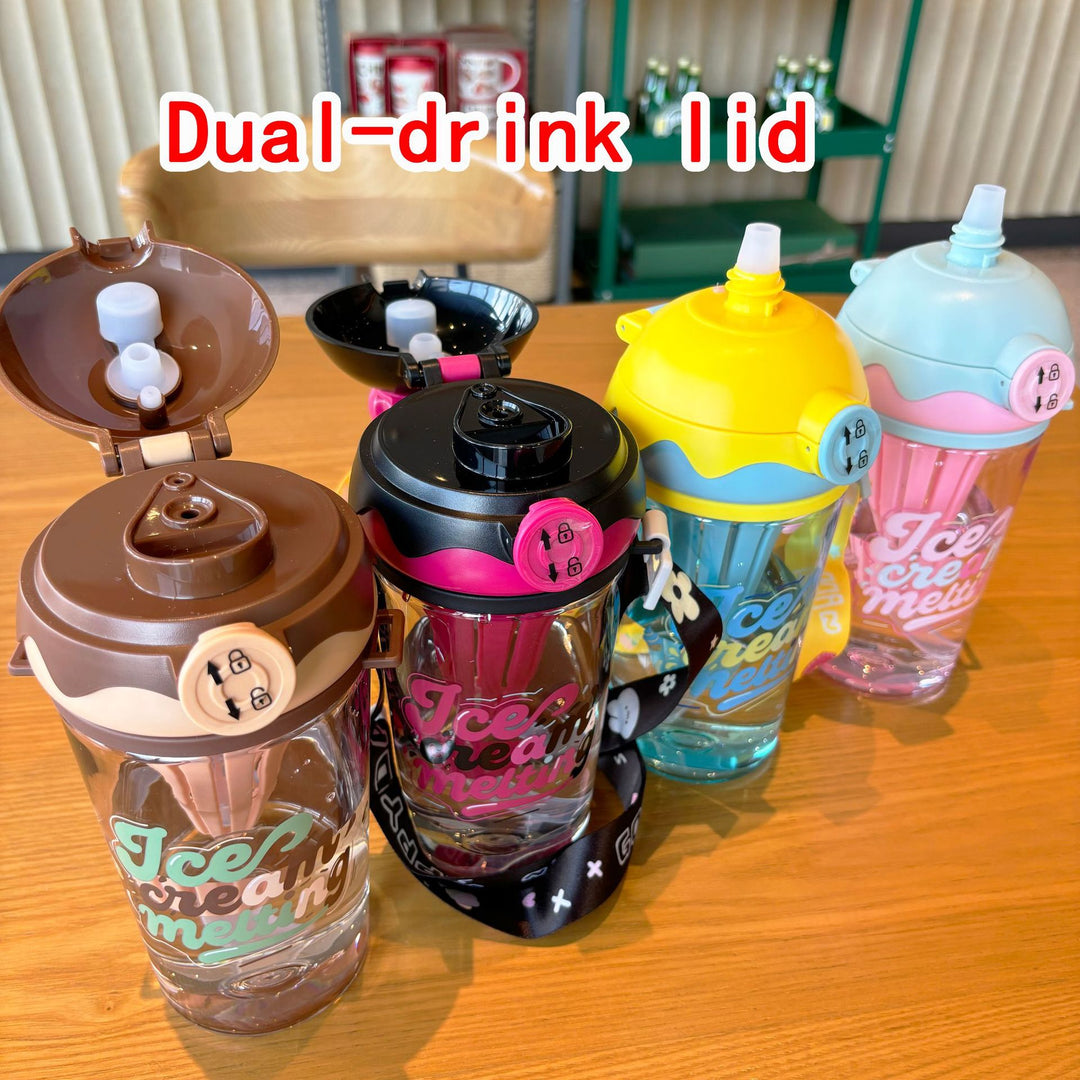 Ladies creative drinking bottle in ice cream design Kalsten