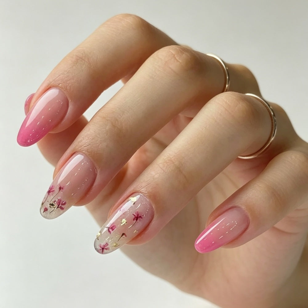 Floral Ombre Press-On Nails Set Kalsten