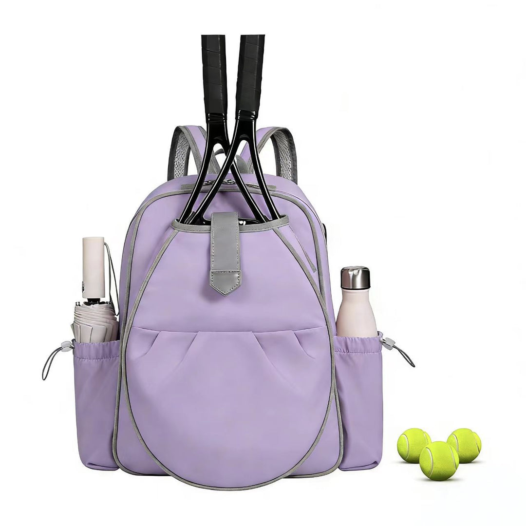Sporty tennis backpack with special racket and accessory compartments Kalsten