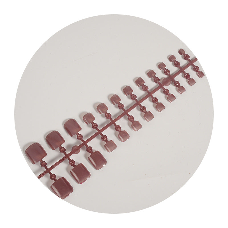 Glossy Short Square Press-On Nails Kalsten