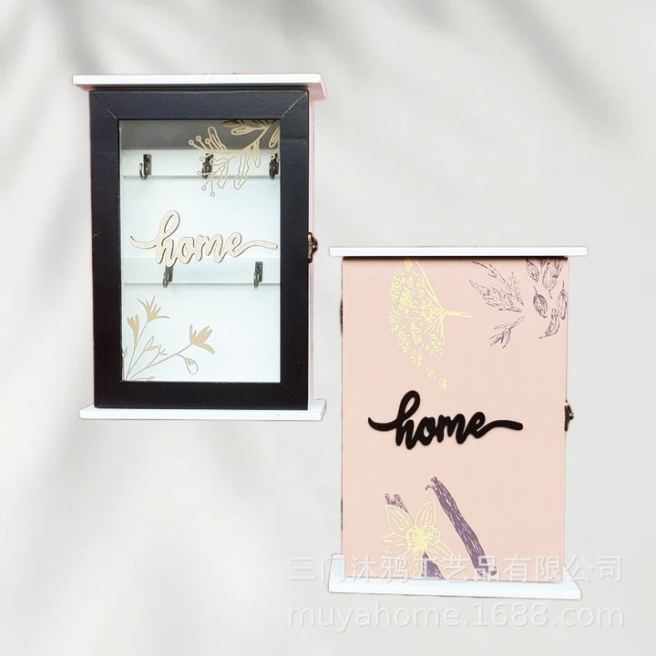Decorative Wall-mounted Key and Hook Organizer
