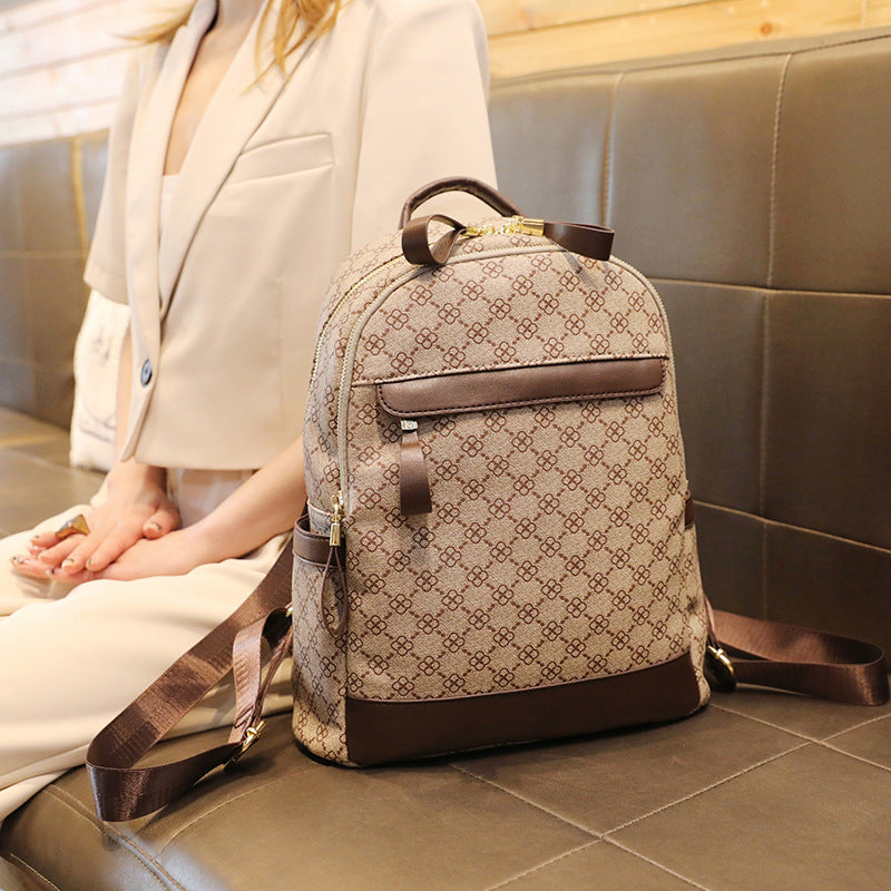 Trendy Patterned Backpack