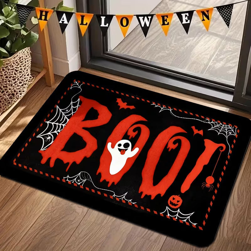 Halloween-Themed Decorative Doormat