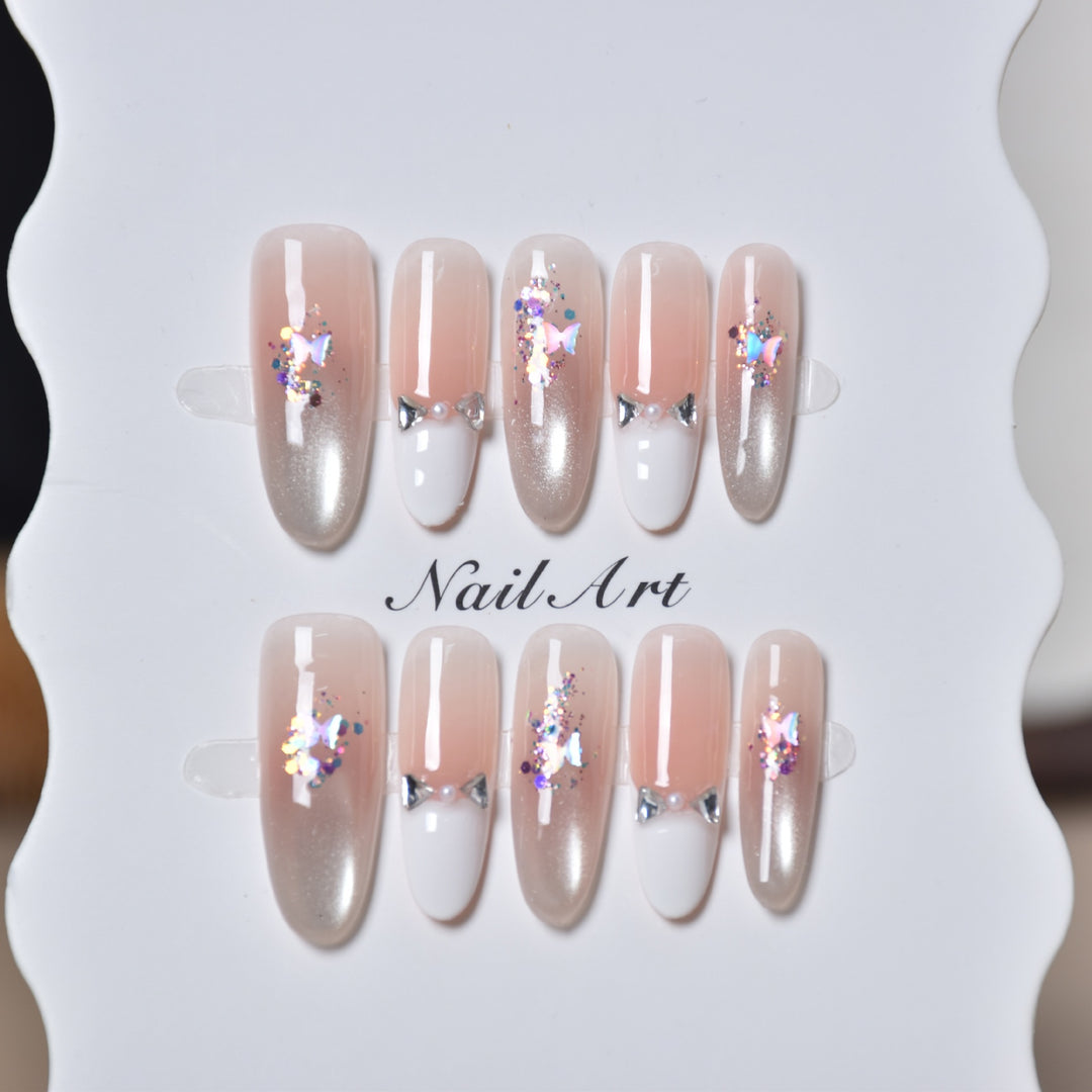 Decorative Animal Print Press-On Nail Set Kalsten