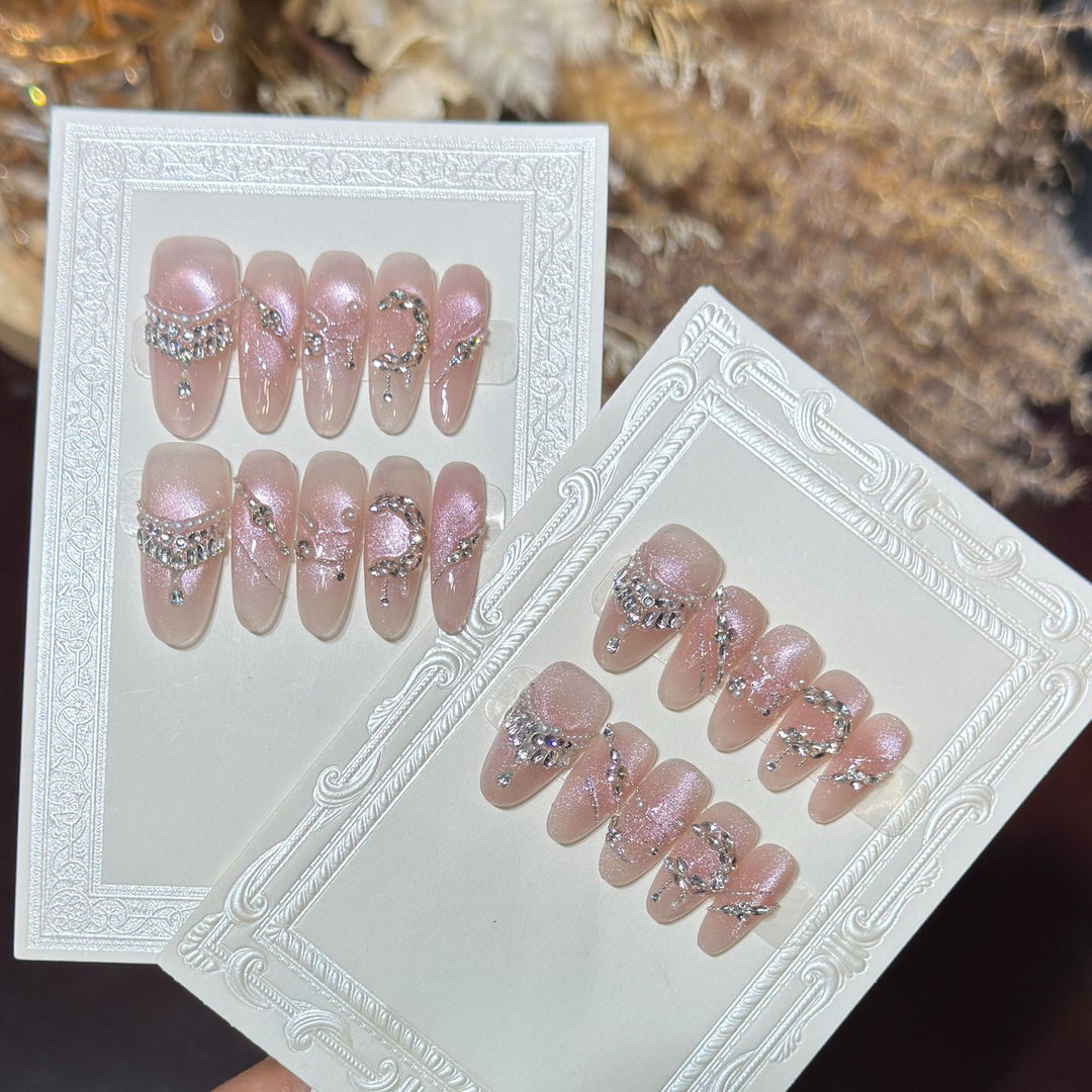 Artistic Stiletto Nail Art Design Kalsten