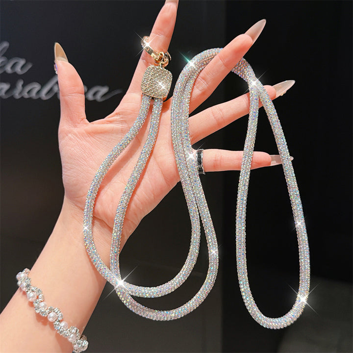 Rhinestone-Embellished Eyewear Lanyard Kalsten