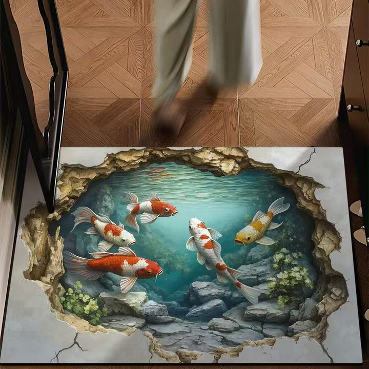 Abstract Floor Mat