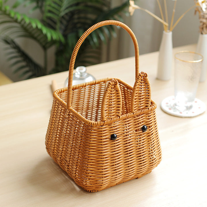 Rabbit Ears Woven Storage Basket Kalsten