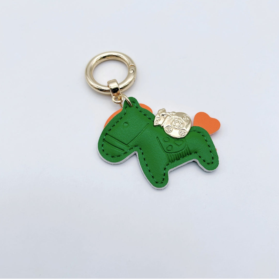 Animal-Shaped Leather Keychain Kalsten