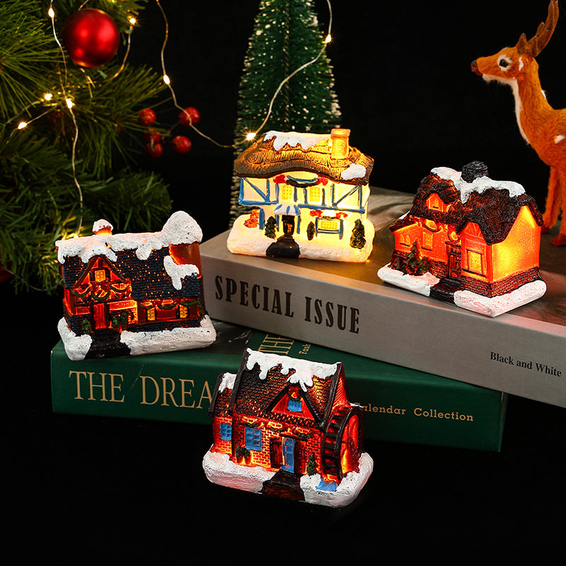 Nostalgic Christmas Village House Decoration Kalsten