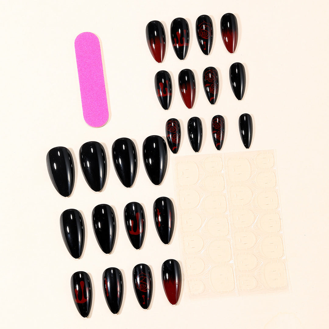 Gothic Horror Themed Nail Art Extensions Kalsten