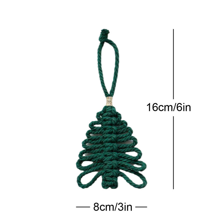 Macrame Christmas Tree Ornament Kalsten