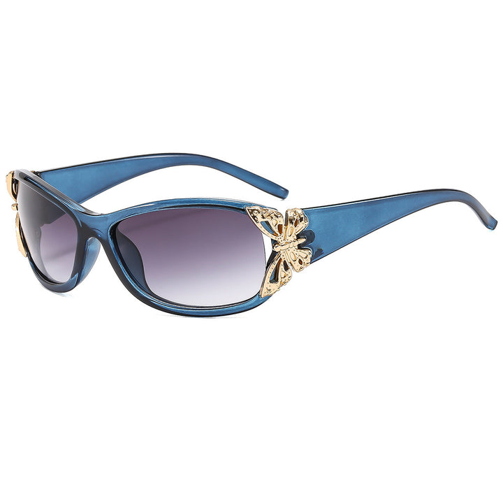 Fashion-Forward Butterfly-Embellished Sunglasses Kalsten