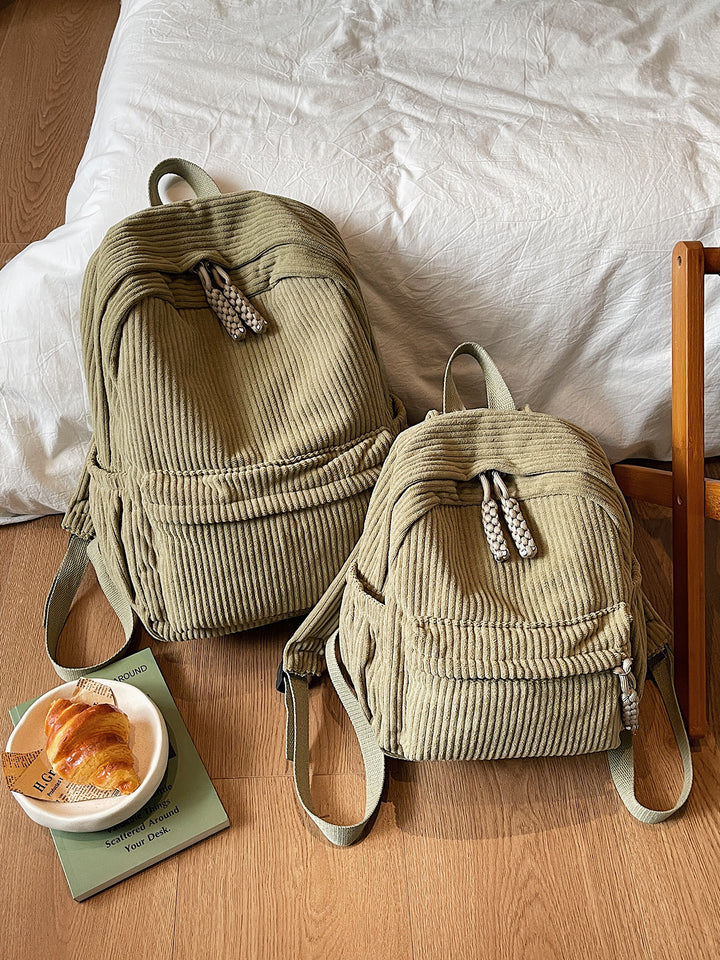 Corduroy Multi-Pocket Backpack Kalsten