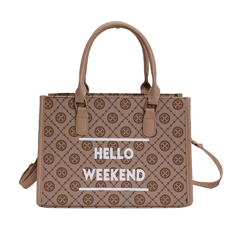 WoStylish Canvas Weekend Tote Bag Kalsten