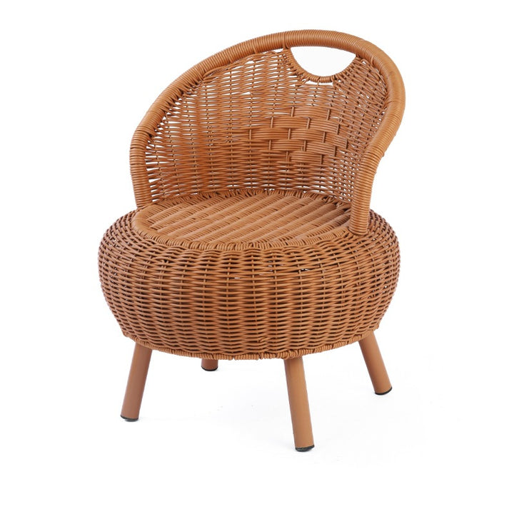 Woven Rattan Lounge Chair Kalsten