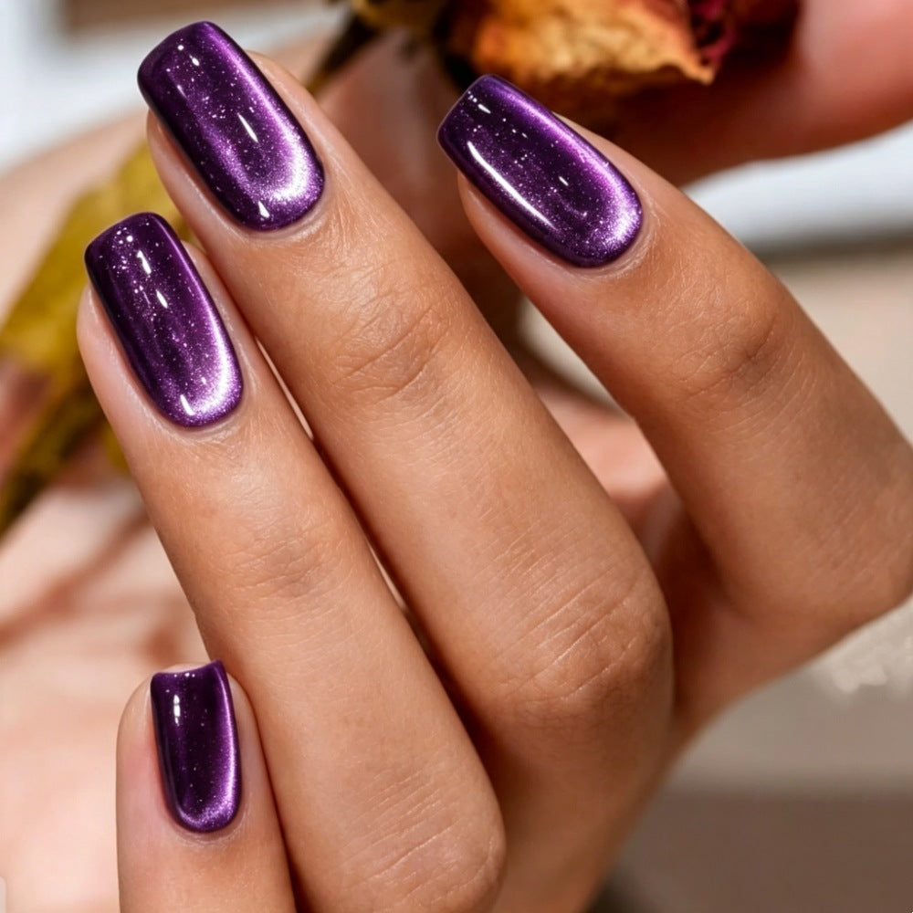 Glossy Gel Nail Enhancements