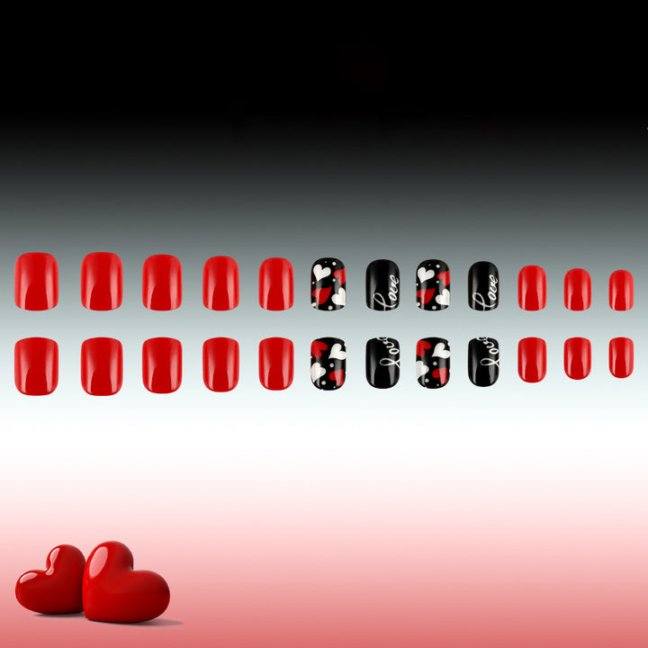 Love-Themed Press-On Nail Art Kit Kalsten