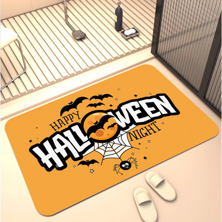Halloween-Themed Decorative Bath Mat