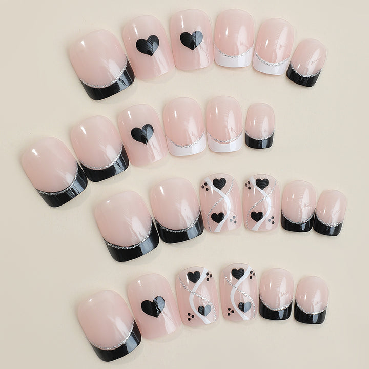Creative Nail Art Set with Cute Heart Design Kalsten