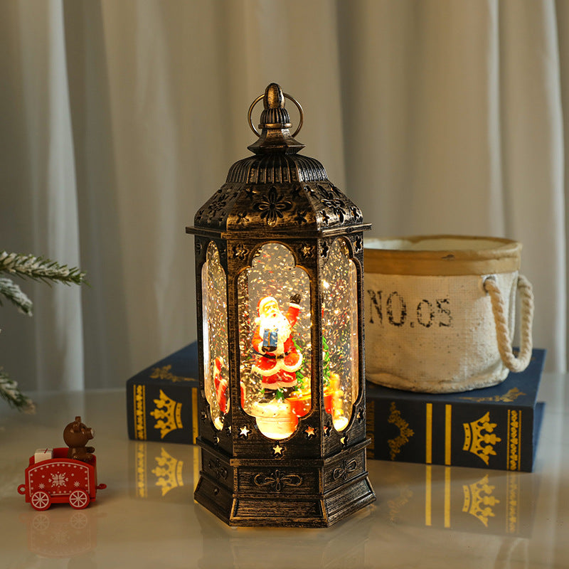 Illuminated Vintage Christmas Lantern Kalsten