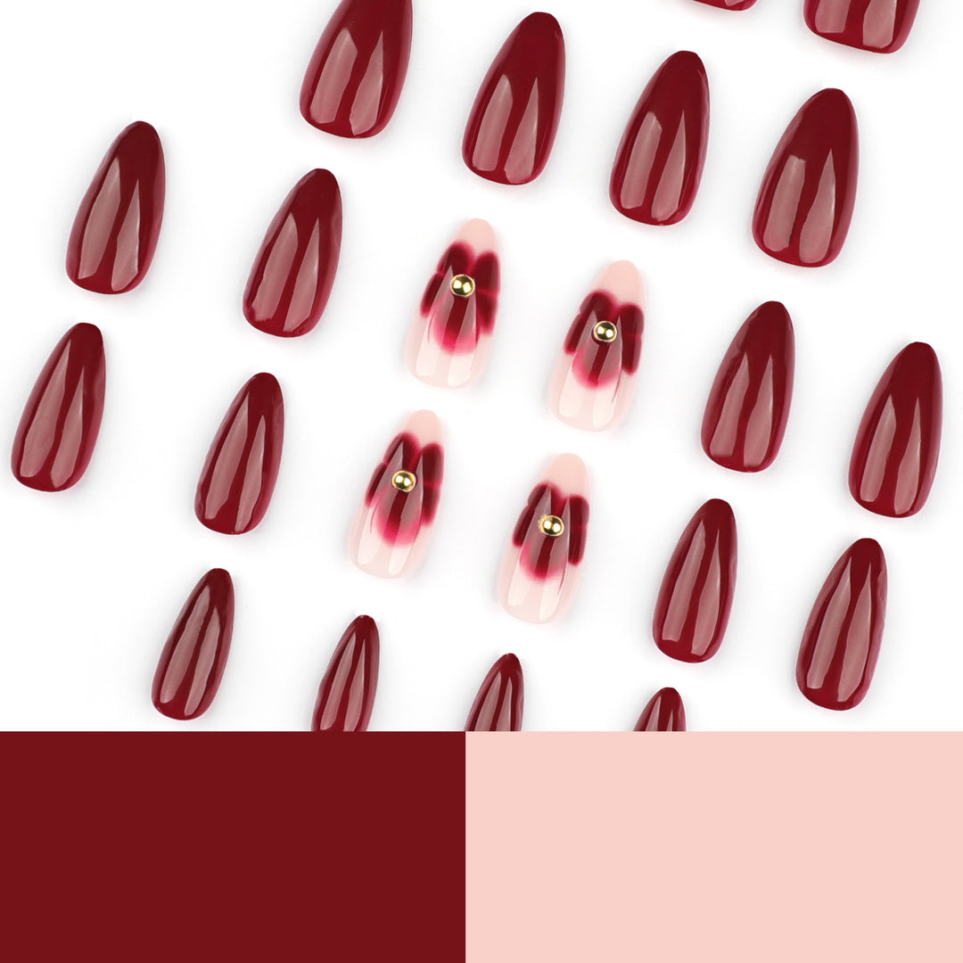 Elegant Nail Art with Floral Applications Kalsten