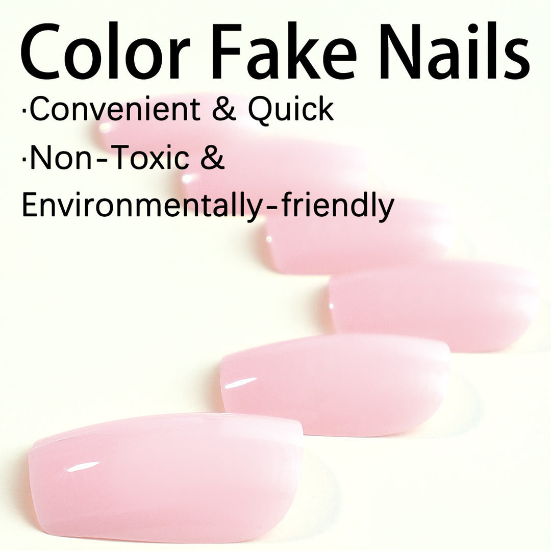 Artificial nail set with high-gloss finish and elegant shape Kalsten