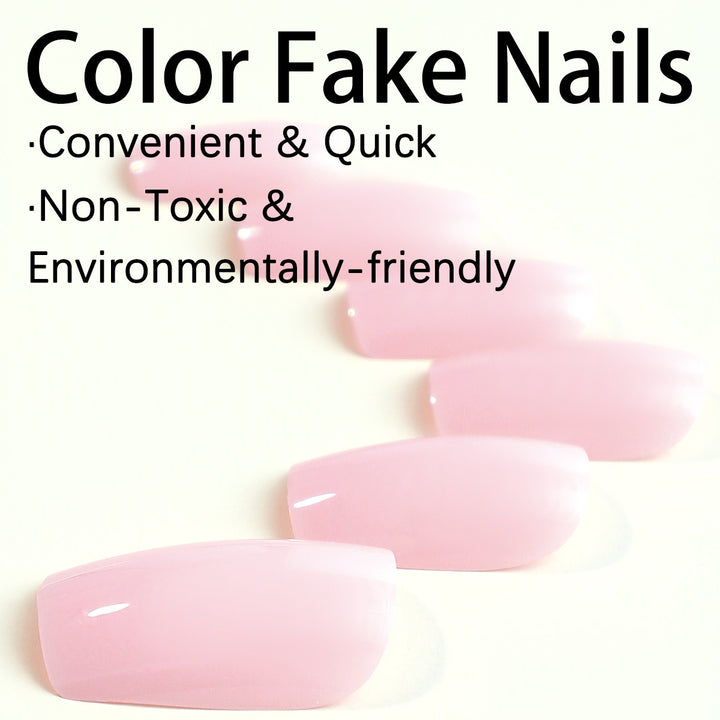 Artificial nail set with high-gloss finish and elegant shape Kalsten