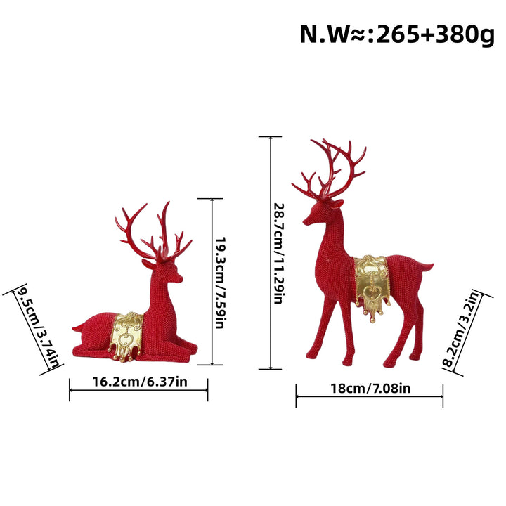 Elegant decorative figure of a majestic red deer Kalsten