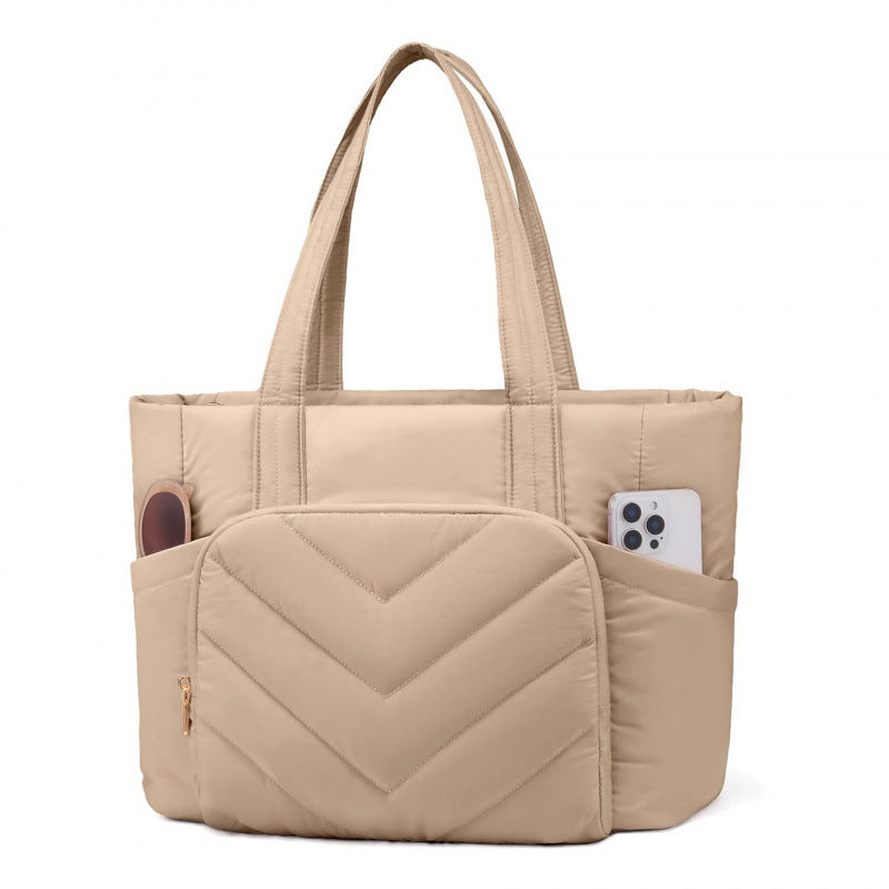 Multifunctional tote bag with padded interior and many compartments Kalsten