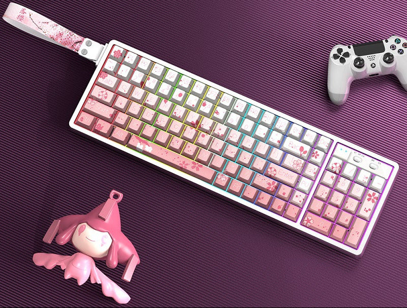 Customizable RGB Gaming Keyboard with Artistic Keycaps Kalsten
