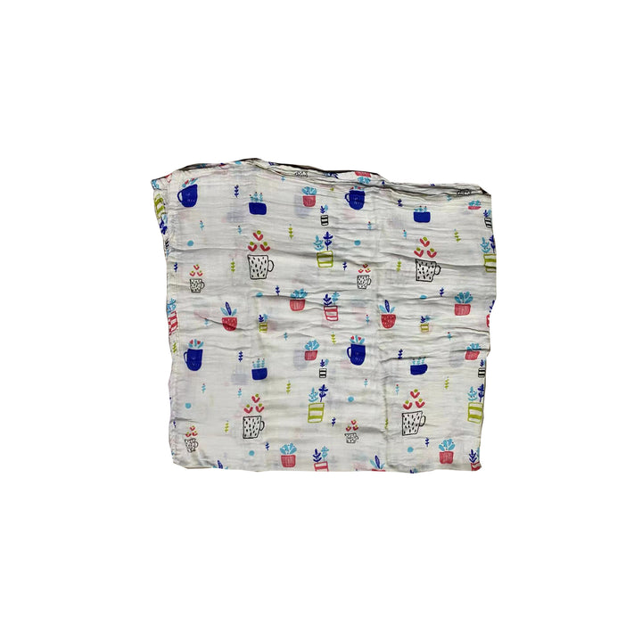 Cute Patterned Muslin Swaddle Blanket kalsten