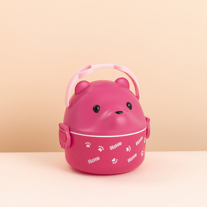 Cartoon Animal-Themed Lunch Container
