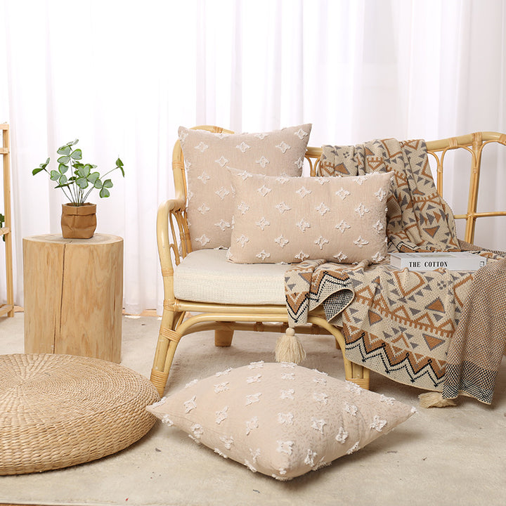 Artistically Embroidered Cushion