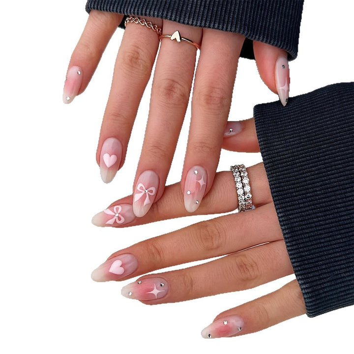 Artificial Nail Set with Romantic Design Kalsten