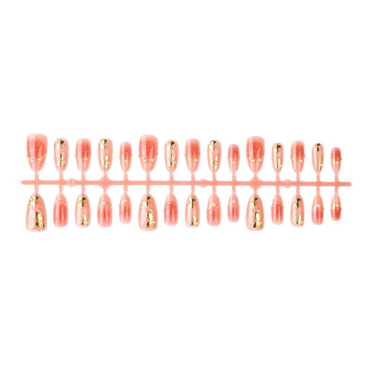 Artful Nail Tips with Rose Design Kalsten