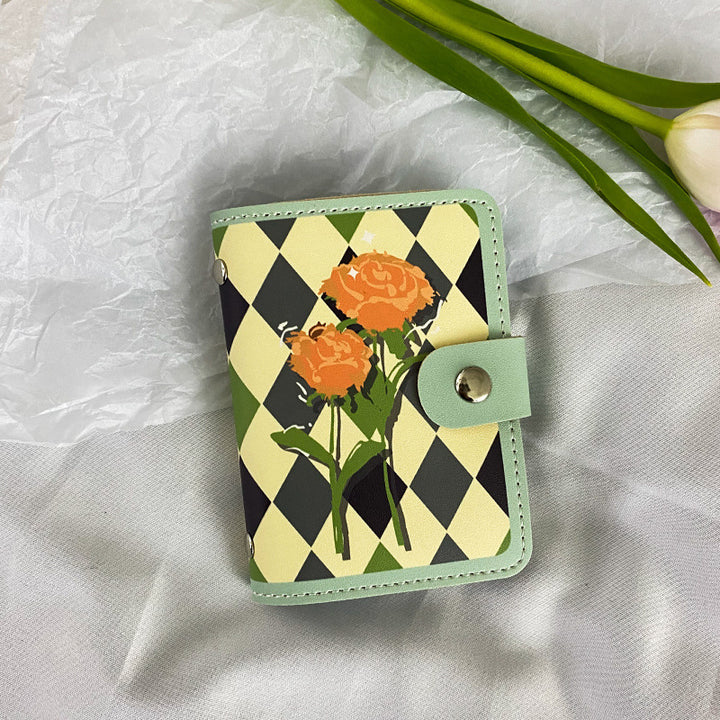 Floral Print Zippered Cardholder Kalsten