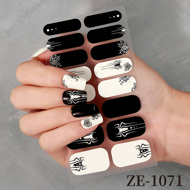 Halloween-Themed Nail Wraps