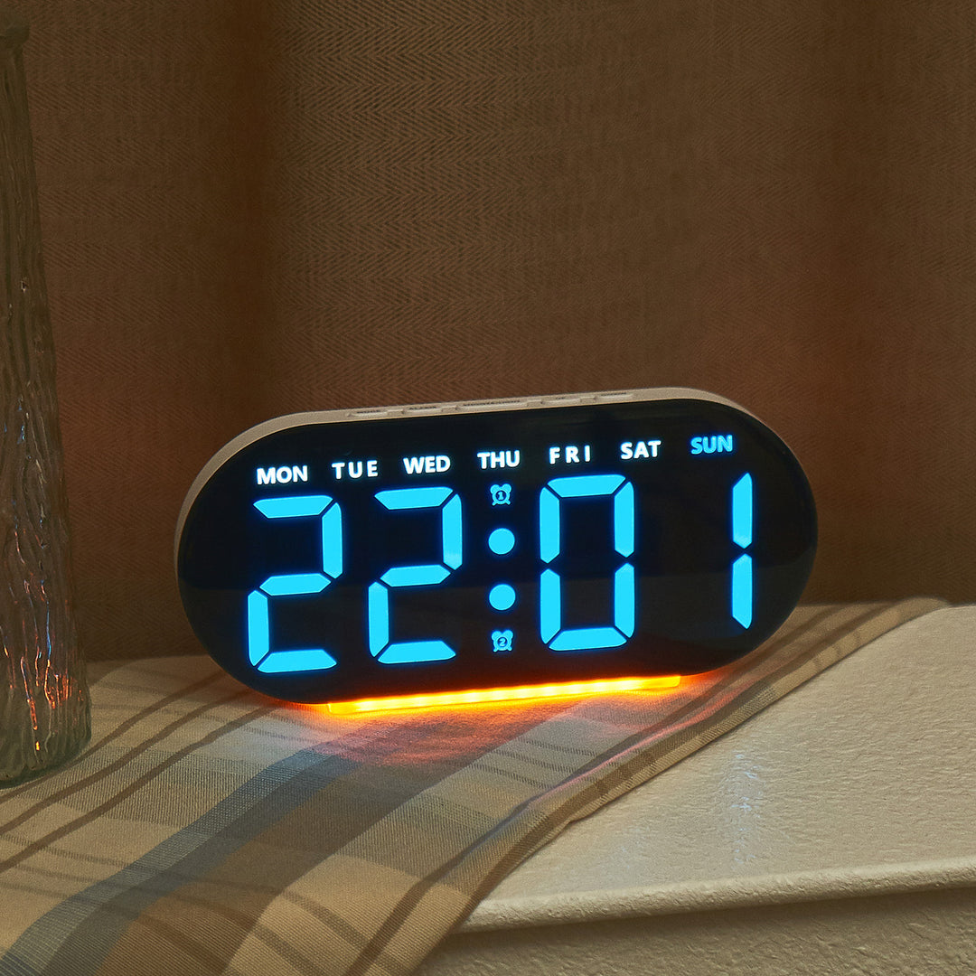 Digital Alarm Clock with Large LED Display and Temperature Display Kalsten