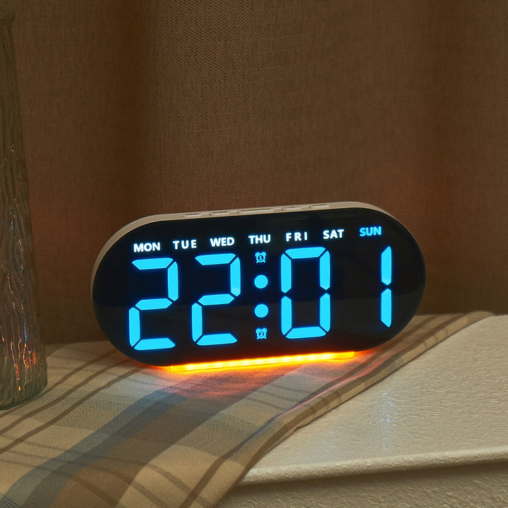 Digital Alarm Clock with Large LED Display and Temperature Display Kalsten