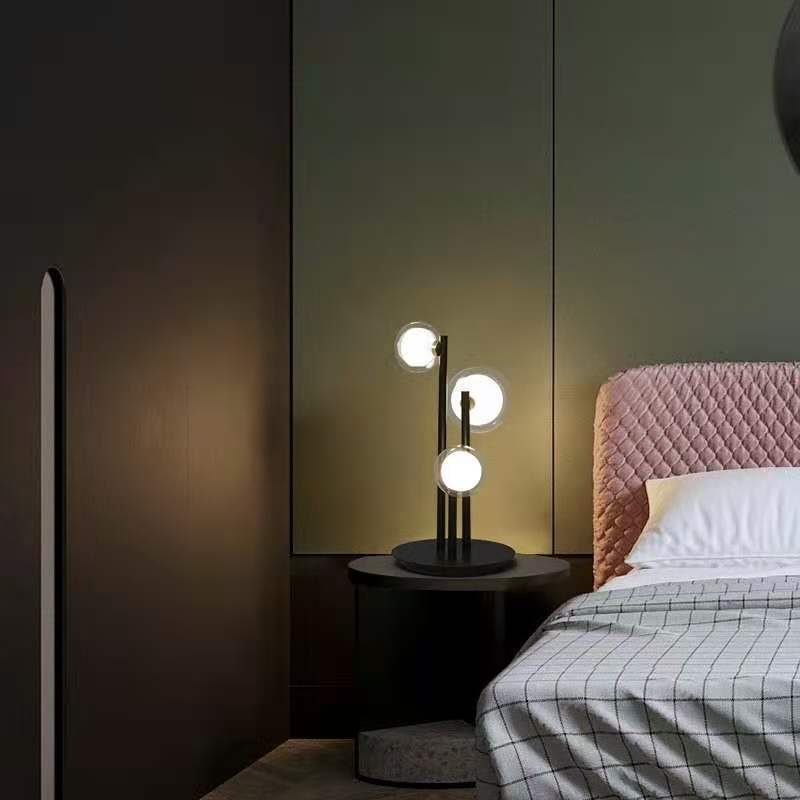 Modern Artistic Table Lamp with Geometric Design